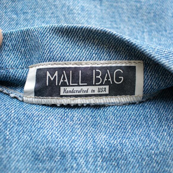 Mall Bag Jean Crossbody Bag With Vintage Brochets - Picture 6 of 6